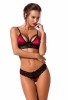 Set 2 piese Himeri negru claret