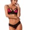 Set 2 piese Himeri negru claret