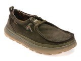 Mocasini JEEP kaki, M52040A, din piele intoarsa