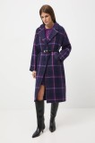 Medicine palton culoarea violet