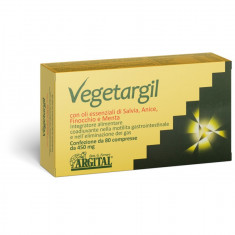 Vegetargil, supliment alimentar cu uleiuri esentiale de salvie, anason, fenicul si menta, 36 g Argital