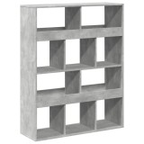 Cumpara ieftin Separator de camera, gri beton, 100x33x125,5 cm, lemn prelucrat