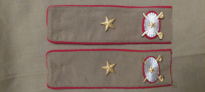 Epoleti, grade uniforma general de brigada trupe terestre