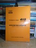 Carte Tehnica Tractor Fiat 415, Seria Diamant, 1965, Reparatii, Instructiuni, Franceza, A4