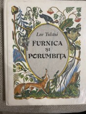 1987 Furnica si porumbita Lev Tolstoi Ed. Raduga Moscova, ilustr. Mihail Romadin