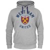 West Ham United hanorac de bărbați cu glugă graphic grey - L
