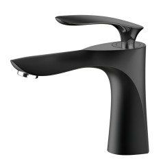 Baterie lavoar baie Brius&amp;trade;, 17 cm, monocomanda, design modern si minimalist, montare pe blat, rezistenta la rugina si coroziune, durabila, usor de ins foto