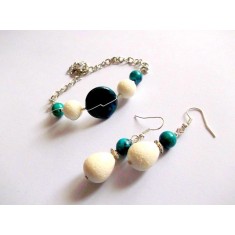 set coral alb si criocolla 36832