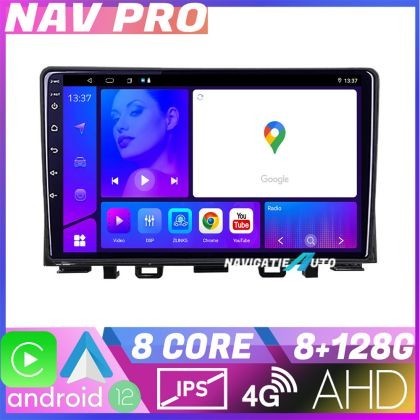 Navigatie Kia Rio 2019 EDOTEC-LITE Android Ecran 720P Octa Core 8 128 Carplay CarStore Technology