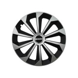 Set 4 Capace Roti 14 inchi (R14) Fame Gri-Negru, Compatibile Cu Daewoo, Autohelix MSA