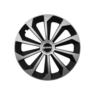 Set 4 Capace Roti 14 inchi (R14) Fame Gri-Negru, Compatibile Cu Daewoo foto