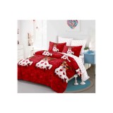 Cumpara ieftin Lenjerie de Pat Bumbac Finet 6 Piese cu Elastic - CPL168