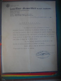 HOPCT DOCUMENT VECHI NR 292 FURNIZORII CURTII REGALE JOSEFINE DEMETTER 1947, Romania 1900 - 1950, Documente