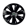Set 4 capace roti Negre Cu Inel Cromat Energy R14 pentru gama auto Land Rover, Autohelix MSA