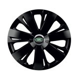 Cumpara ieftin Set 4 capace roti Negre Cu Inel Cromat Energy R16 pentru gama auto Land Rover, Autohelix MSA