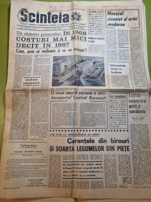 scanteia 7 ianuarie 1968-constructia noului aeroport otopeni foto