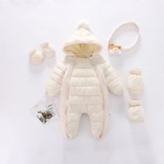 Combinezon ivoire din fas pentru copii (Marime Disponibila: 6-9 luni (Marimea