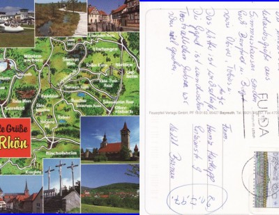 Ilustrata Germania- Rhon foto