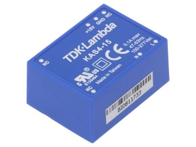 Convertor AC/DC 4W 15VDC foto