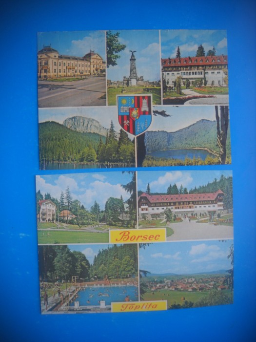 HOPCT LOT 3814 -IP- 2 CARTI POSTALE-ASPECTE DIN... -JUD HARGHITA-CIRCULATE
