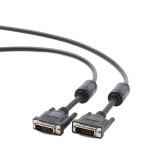 CABLU video GEMBIRD, DVI-D DL (T) la DVI-D DL (T), 3m, negru, &quot;CC-DVI2-BK-10&quot; (timbru verde 0.8 lei)
