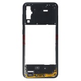 Carcasa Mijloc Samsung Galaxy A50 A505 Negru Originala cu Butoane Volum+Power