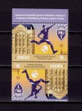 Cumpara ieftin ✅RO 2021 LP 2349,&quot;Fotbal - Cent. Politehnica Timisoara&quot;,tete-beche in T2+tab,MNH