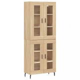 Cumpara ieftin Dulap inalt, stejar sonoma, 69,5x34x180 cm, lemn compozit
