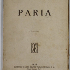 PARIA , roman de EUG. HEROVANU , 1927 , PREZINTA PETE SI URME DE UZURA