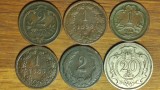 Cumpara ieftin Start colectie sau superb cadou pentru un colectionar - set 6 monede diferite Imperiul Austro-Ungar / Habsburgic - foarte frumoase !