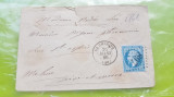 E666-I-Plicuri vechi Franta cu timbre Napoleon anii 1850-1880. Pret pe bucata.