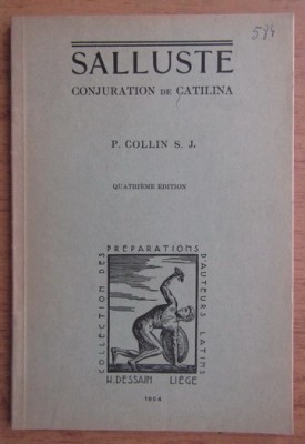 Sallustius - Conjuration de Catilina lexic latin-francez foto