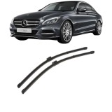 Cumpara ieftin Set stergatoare auto MERCEDES-BENZ C-CLASS (W205) 2013-2021, pentru parbriz, 2 bucati, Valeo Silencio Xtrm