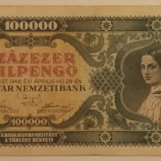 Bancnota Ungaria - 100000 Milpengo 1946