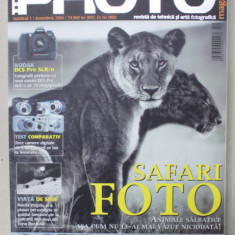 PHOTO , REVISTA DE TEHNICA SI ARTA FOTOGRAFICA NR. 1 , DECEMBRIE , 2004