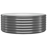Cumpara ieftin Jardiniera, antracit, 100x100x36 cm, otel galvanizat
