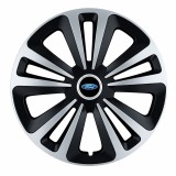 Set 4 Capace Roti Terra Gri-Negru R15, Compatibil Cu Ford
