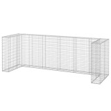 Cumpara ieftin Perete gabion pentru pubele, 325x100x110 cm, otel galvanizat