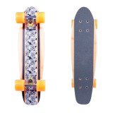 Penny board WORKER Bambo 22 din bambus, compact, cu rulmenti ABEC 11