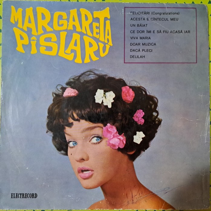 Disc Vinil Margareta P&icirc;slaru - Margareta P&icirc;slaru -10&quot;-Electrecord - EDD 1217