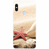 Husa silicon pentru Xiaomi Mi Max 3, Beach Shells And Starfish