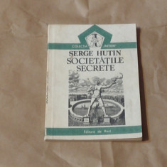 SERGE HUTIN - SOCIETATILE SECRETE