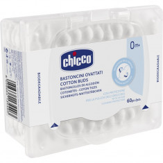 Chicco Cotton Buds bețișoare din bumbac pentru copii 60 buc