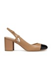 Geox pantofi de piele D VIRNILISA 65 culoarea maro, cu toc drept, cu toc deschis, D55YYA 000TU C0015