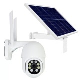 Camera de supraveghere PTZ WiFi 4K PNI IP840 cu panou solar 60W