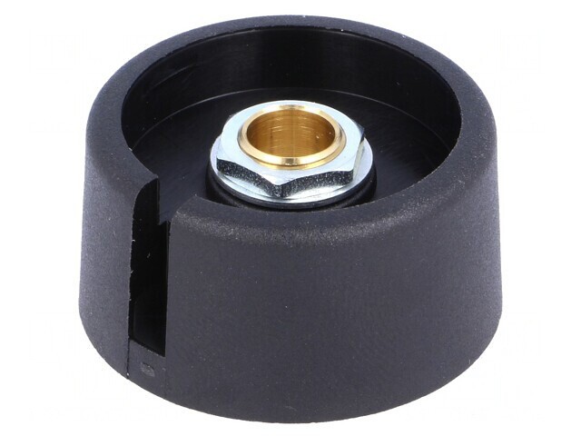 Buton rotativ cu indicator poliamidă 6,35mm 31x16mm