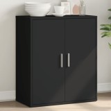 Dulap Negru 60x31x70 cm Lemn Prelucrat Depozitare Multifunctional
