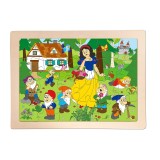 Puzzle din lemn - Alba ca zapada, Woodyland