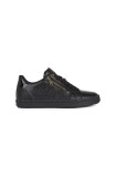 Geox Pantofi culoarea negru, cu toc plat