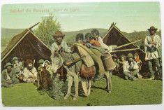 Salutari din Romania, Satra de Tigani, circulata 1906 foto